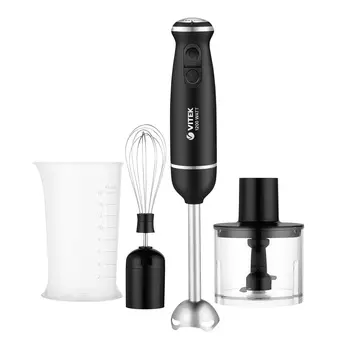 Блендер погружной VITEK VT-3001 1.2 кВт, черный (VT-3001)