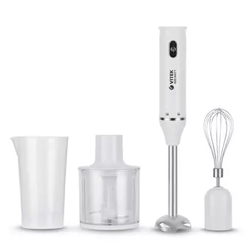 Блендер погружной VITEK VT-3409 800 Вт, белый/серебристый (VT-3409)