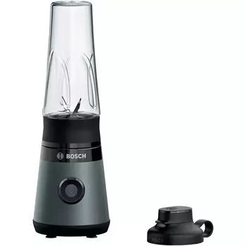 Блендер стационарный Bosch MMB2111S 450Вт, 600мл, черный, серебристый