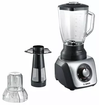 Блендер стационарный Bosch MMB64G6M 800Вт, 2.3л, серебристый (MMB64G6M)