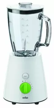 Блендер стационарный Braun Tribute Collection JB3060 800Вт, 1.7 л, белый (JB3060WH)