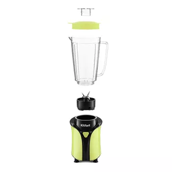 Блендер стационарный Kitfort KT-3034-2 350Вт, 1л, салатовый (KT-3034-2)