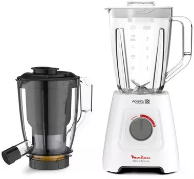Блендер стационарный Moulinex Blendforce LM42Q110 600Вт, 2л, белый (1501792)