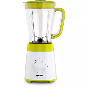 Блендер стационарный VITEK VT-8513 600 Вт, 1.5 л, белый/зеленый (VT-8513)