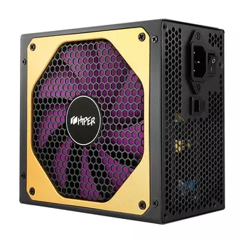 Блок питания 1.2 кВт ATX HIPER HPG-1200FM EXCELLENT, 140 мм, 80 Plus Gold, Retail (HPG-1200FM)