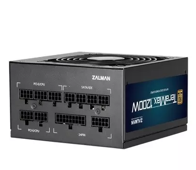 Блок питания 1.2 кВт ATX Zalman TeraMax 1200W, 120 мм, 80 Plus Gold, Retail (ZM1200-TMX)