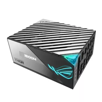Блок питания 1.6 кВт ATX ASUS ROG THOR 1600T GAMING, 135 мм, 80 Plus Titanium, Retail (90YE00K0-B0NA00)