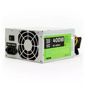 Блок питания 400Вт ATX BaseTech BT-400R2, 80 мм