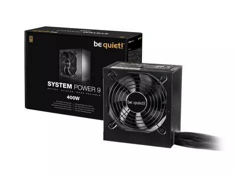 Блок питания 400Вт ATX be quiet! System Power 9, 120 мм, 80 Plus Bronze (BN245)