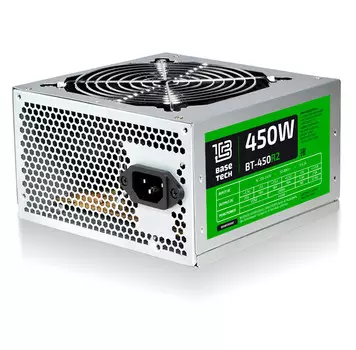 Блок питания 450Вт ATX BaseTech BT-450R2, 120 мм