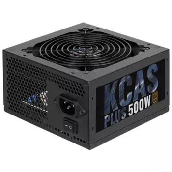 Блок питания 500 Вт ATX AeroCool KCAS PLUS, 120 мм, 80 Plus Bronze (KCAS PLUS 500W)