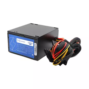 Блок питания 500 Вт ATX Mastero LE500, 120 мм, 80 Plus, Retail (LE500-120BFV1)