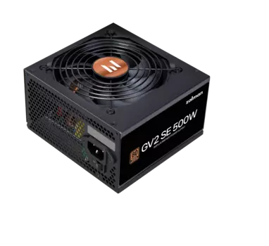 Блок питания 500 Вт ATX Zalman ZM500-GV2SE, 120 мм, 80 Plus Bronze, Retail (ZM500-GV2SE)
