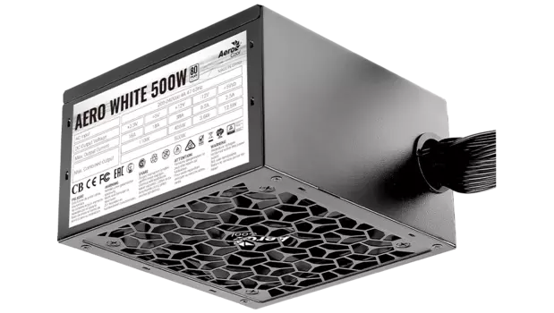 Блок питания 500 Вт ATX AeroCool Aero White, 120 мм, 80 Plus (4710562753905)