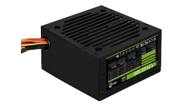 Блок питания 500Вт ATX AeroCool VX Plus 500 RGB, 120 мм (4718009152687) (плохая упаковка)