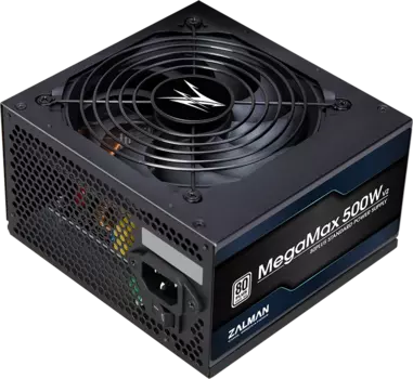 Блок питания 500 Вт ATX Zalman ZM500-TXII V2, 120 мм, 80 Plus (ZM500-TXII V2)