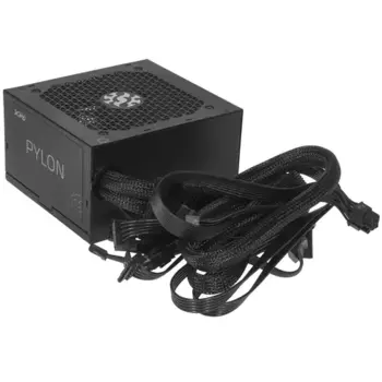 Блок питания 550 Вт ATX Adata XPG PYLON, 120 мм, 80 Plus Bronze, Retail (PYLON550B-BKCEU)