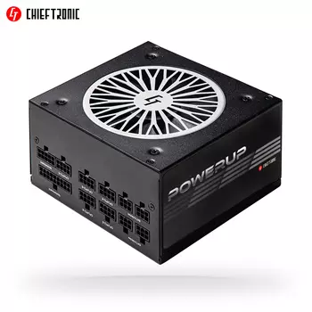Блок питания 550 Вт ATX Chieftec PowerUp GPX-550FC, 120 мм, 80 Plus Gold (PSUCH_GPX-550FC)