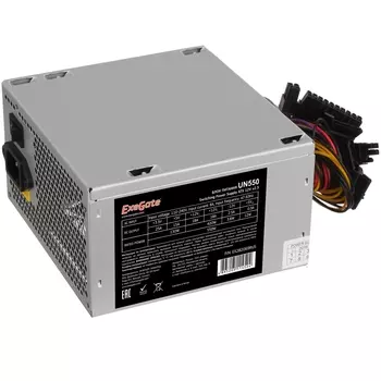 Блок питания 550 Вт ATX Exegate UN550, 120 мм, Bulk (OEM) (EX282069RUS-PC)