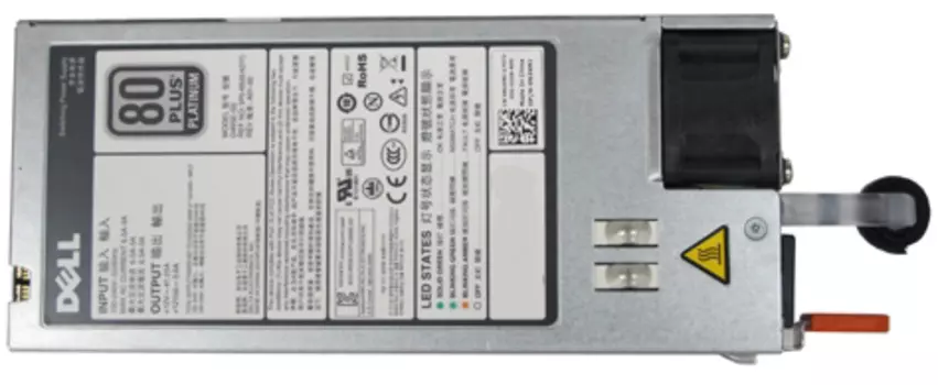 Блок питания 550W 1U Redundant Dell 450-AEIE, 80 Plus Platinum