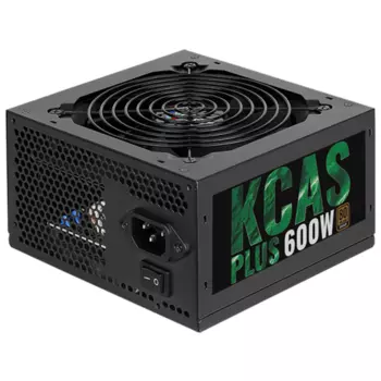 Блок питания 600 Вт ATX AeroCool KCAS PLUS, 120 мм, 80 Plus Bronze (4713105962659)