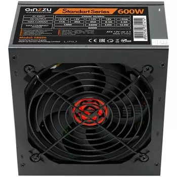 Блок питания 600 Вт ATX Ginzzu SB600, 120 мм (SB600)