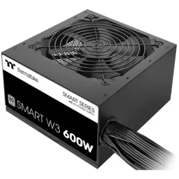Блок питания 600 Вт ATX Thermaltake Smart W3 , 120 мм, 80 Plus, Retail (PS-SPW-0600NNFAWE-1)