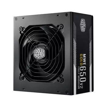 Блок питания 650Вт ATX CoolerMaster MWE Gold V2 FM 650W, 120 мм, 80 Plus Gold (MPE-6501-AFAAG-EU)