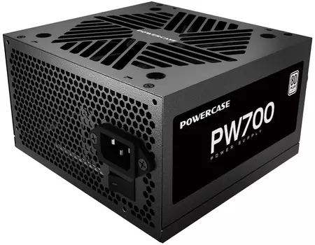 Блок питания 700 Вт ATX Powercase PW700, 120 мм, 80 Plus, Retail (PS-700W-DC)