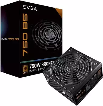 Блок питания 750Вт ATX EVGA B5, 135 мм, 80 Plus Bronze (220-B5-0750-V2)