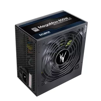 Блок питания 800 Вт ATX Zalman MegaMax ZM800-TXII, 120 мм, 80 Plus, Retail (ZM800-TXII)