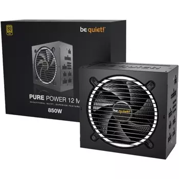 Блок питания 850 Вт ATX be quiet! PURE POWER 12 M, 120 мм, 80 Plus Gold (BN344)