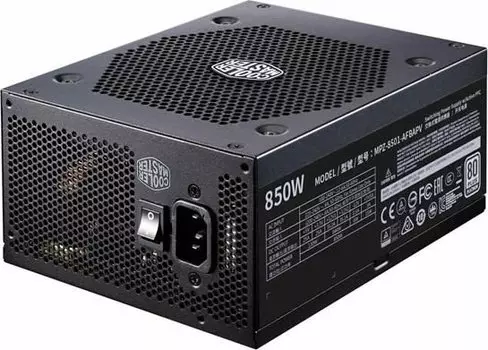 Блок питания 850 Вт ATX CoolerMaster V850, 135 мм, 80 Plus Platinum (MPZ-8501-AFBAPV-EU)