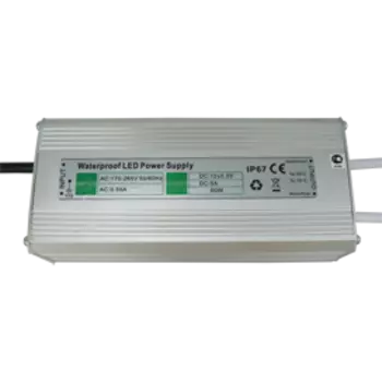 Блок питания (драйвер) Ecola 60 Вт для светодиодной ленты, серебристый (B7L060ESB)