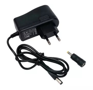 Блок питания Gembird NPA-AC14, 6В/2А, 12Вт, 2 штекера 5,5х2,5+4x1,7мм, черный (NPA-AC14)