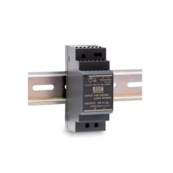 Блок питания Mean Well HDR-30-5, на DIN-рейку, 5В, 3А, 15Вт, черный (HDR-30-5 MW)