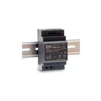 Блок питания Mean Well HDR-60-15, на DIN-рейку, 15В, 4А, 60Вт, черный (HDR-60-15 MW)