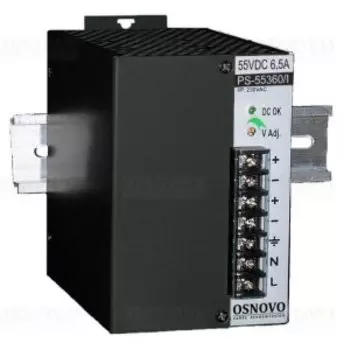 Блок питания Osnovo, на DIN-рейку, черный ( PS-55360/I)
