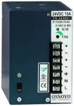 Блок питания OSNOVO PS-24360/I, 24V, 360W, 15A (PS-24360/I)