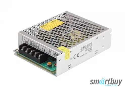 Блок питания Smartbuy 25 Вт для светодиодной ленты, серый (SBL-IP20-Driver-25W)