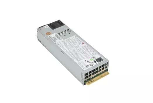 Блок питания Supermicro, 1U, 1200Вт, 80 Plus Platinum (PWS-1K22A-1R)