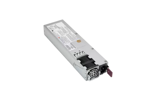 Блок питания Supermicro, 1U Redundant, 1600 Вт, 80 Plus Titanium (PWS-1K63A-1R)