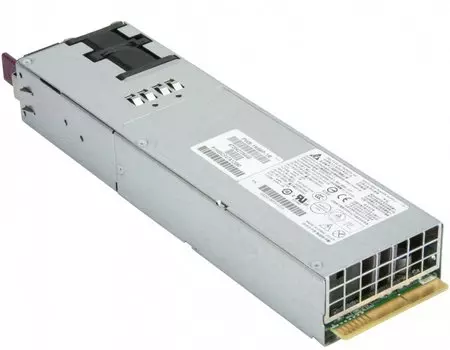 Блок питания Supermicro, 1U Redundant, 1600W, PWS-1K66P-1R, 80 Plus Platinum
