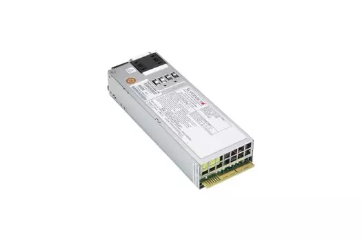 Блок питания Supermicro, 1U Redundant, 2000 Вт, 80 Plus Titanium (PWS-2K08A-1R)