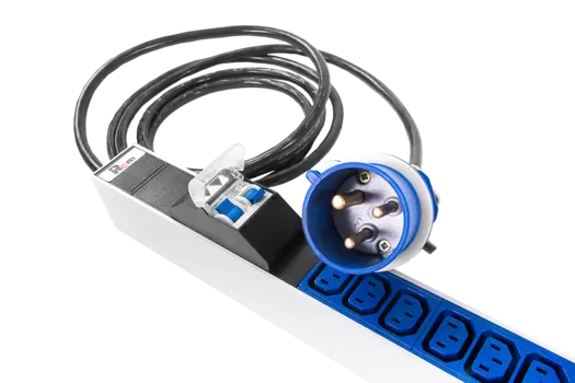 Блок розеток 33U, кол-во розеток: 30 (24xC13/6xC19), 32A, серый, выключатель, кабель питания 3 м, ЦМО (R-32-24C13-6C19-A-I-1420-3-2P)