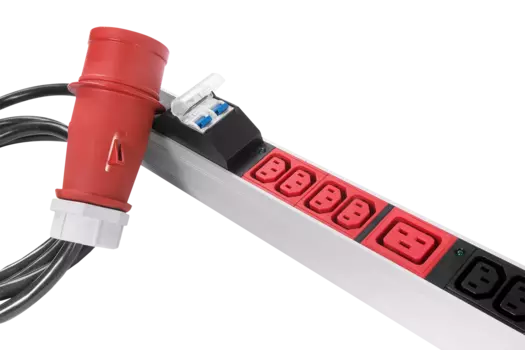 Блок розеток (PDU) Rem R-3x32-24C13-6C19-A-I-1420-3-3PN, 1U, кол-во розеток:30 (24xC13/6xC19), 32А, черный, кабель питания 3 м (30112232201)