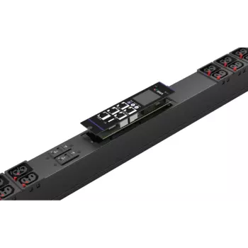Блок розеток (PDU) SNR SNR-PDU-A-24AB-T16L3, кол-во розеток:24 (24xC13), 16А, черный (SNR-PDU-A-24AB-T16L3)