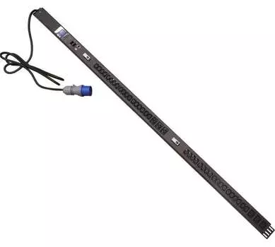 Блок розеток (PDU) TWT TWT-PDVMT1-6x36-32A, кол-во розеток:42 (36xC13/6xC19), 32А, черный, кабель питания 3 м (TWT-PDVMT1-6x36-32A)