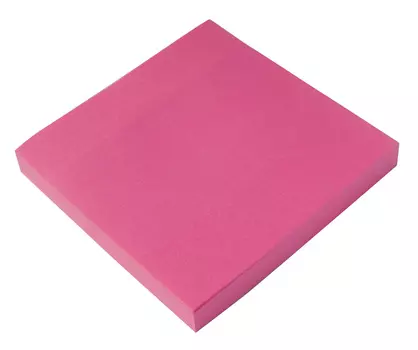 Блок самоклеящийся (стикеры) SILWERHOF, 100 листов, неоновый, розовый (682161-03)