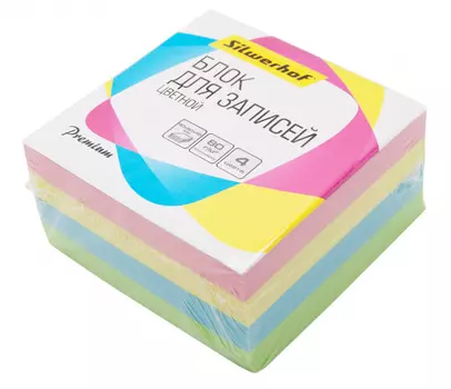 Блок самоклеящийся (стикеры) SILWERHOF (701027)